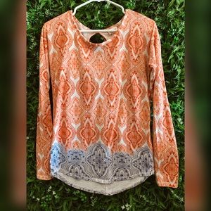 MOSSIMO Bohemian Long Sleeve Tee